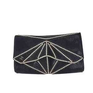 NEW Chanel Midnight Swim Pearl Origami Clutch